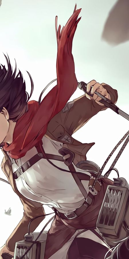 Phone wallpaper: Anime, Mikasa Ackerman, Shingeki No Kyojin, Attack On Titan free download