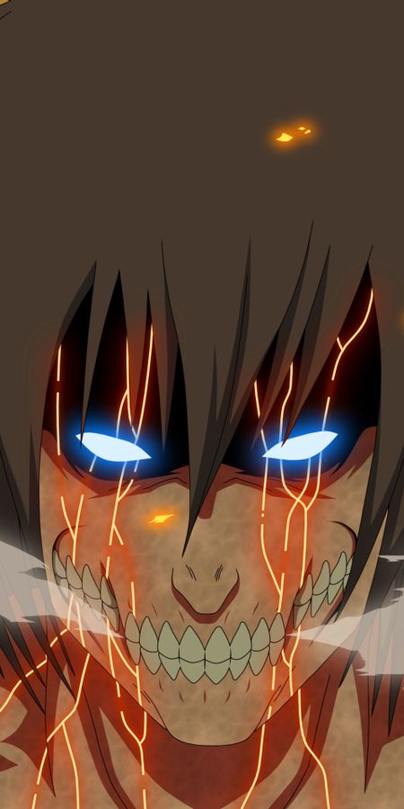 Phone wallpaper: Anime, Eren Yeager, Attack On Titan free download