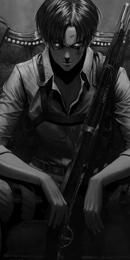 Phone wallpaper: Anime, Attack On Titan, Levi Ackerman free download