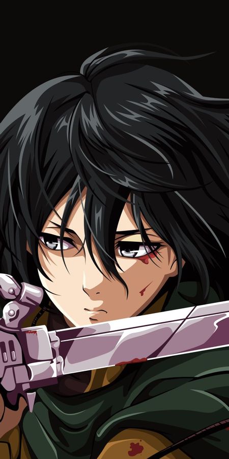 Phone wallpaper: Anime, Mikasa Ackerman, Shingeki No Kyojin, Attack On Titan free download