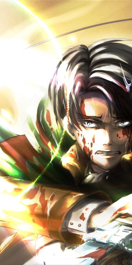 Phone wallpaper: Anime, Attack On Titan, Levi Ackerman free download