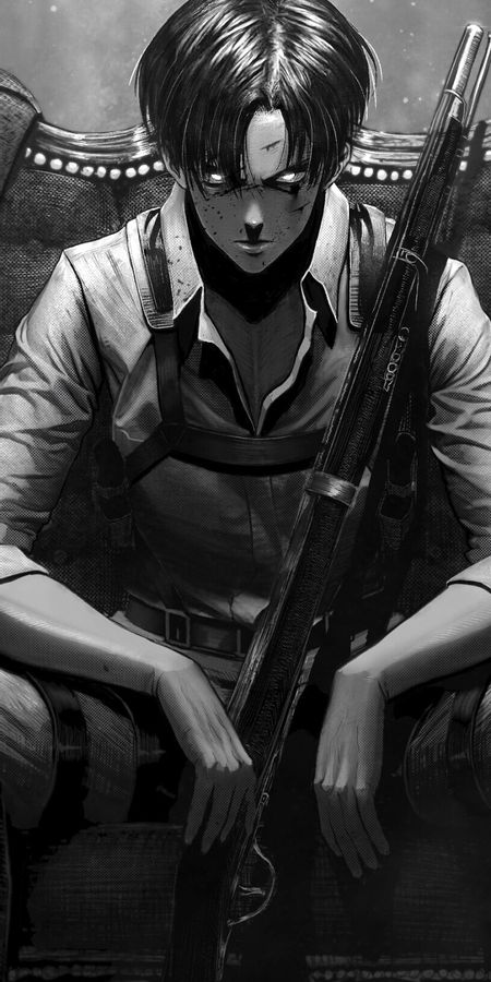 Phone wallpaper: Anime, Attack On Titan, Levi Ackerman free download