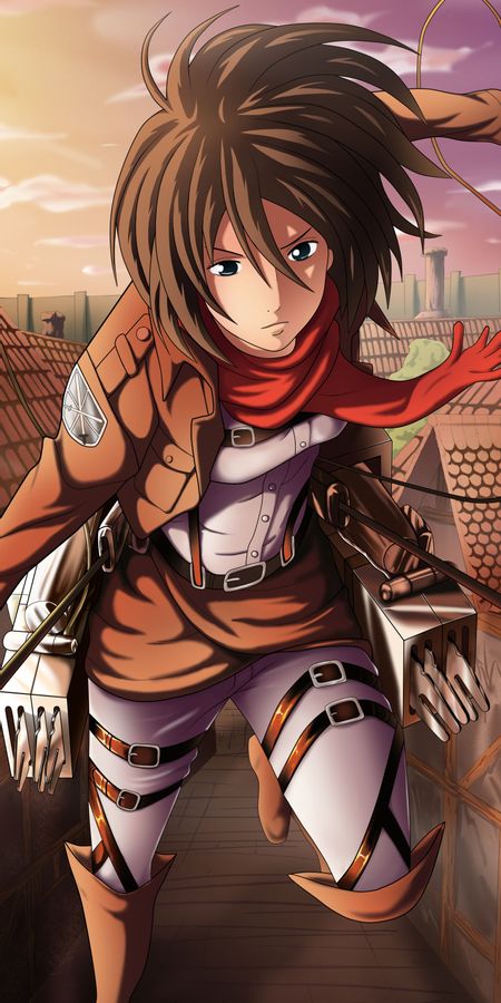 Phone wallpaper: Anime, Mikasa Ackerman, Shingeki No Kyojin, Attack On Titan free download