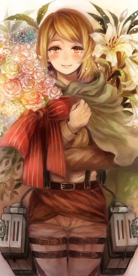 Phone wallpaper: Petra Ral, Attack On Titan, Anime free download