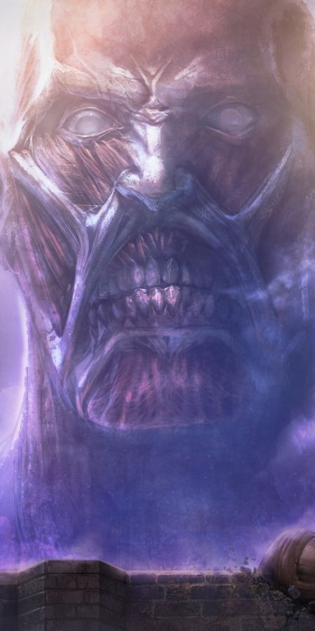 Phone wallpaper: Anime, Attack On Titan, Colossal Titan free download