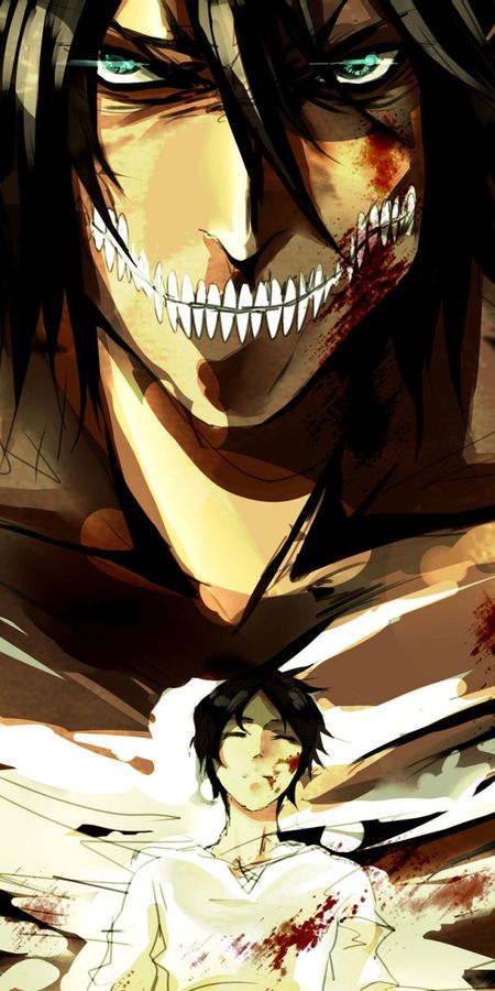 Phone wallpaper: Anime, Eren Yeager, Attack On Titan free download