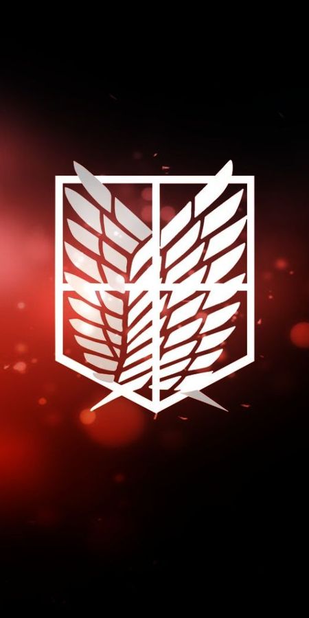 Phone wallpaper: Anime, Emblem, Attack On Titan, Scouting Legion free download