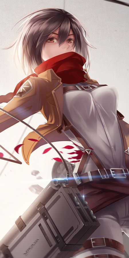 Phone wallpaper: Anime, Mikasa Ackerman, Attack On Titan free download
