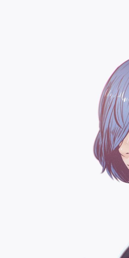 Phone wallpaper: Anime, Blue Hair, Short Hair, Tokyo Ghoul, Touka Kirishima free download