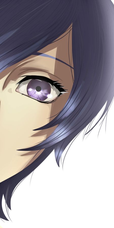 Phone wallpaper: Anime, Short Hair, Purple Eyes, Tokyo Ghoul:re, Tokyo Ghoul, Touka Kirishima free download