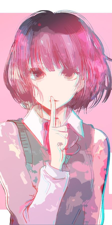 Phone wallpaper: Anime, Short Hair, Hanabi Yasuraoka, Kuzu No Honkai free download