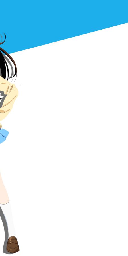 Phone wallpaper: Anime, Skirt, School Uniform, Brown Eyes, Brown Hair, Short Hair, Nisekoi, Haru Onodera free download