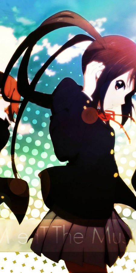 Phone wallpaper: Anime, Skirt, School Uniform, Brown Eyes, Brown Hair, Short Hair, Mio Akiyama, K On!, Azusa Nakano, Ritsu Tainaka, Tsumugi Kotobuki, Yui Hirasawa free download