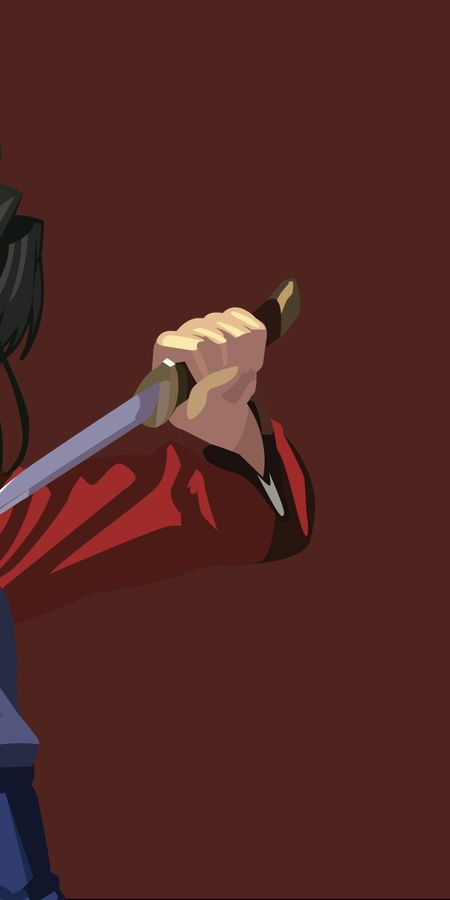 Phone wallpaper: Anime, Weapon, Dagger, Black Hair, Minimalist, Short Hair, Shiki Ryougi, Fate (Series), Fate/grand Order, Fate Series free download
