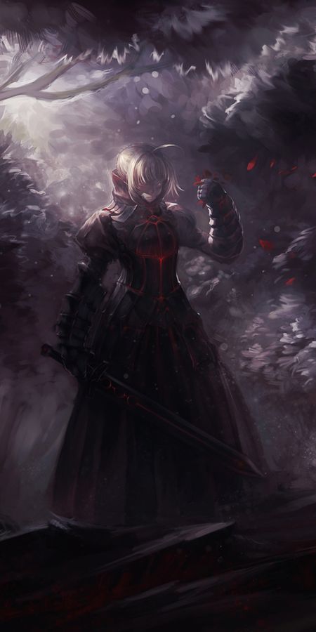 Phone wallpaper: Anime, Blonde, Sword, Short Hair, Saber (Fate Series), Fate/stay Night, Woman Warrior, Saber Alter, Fate Series free download