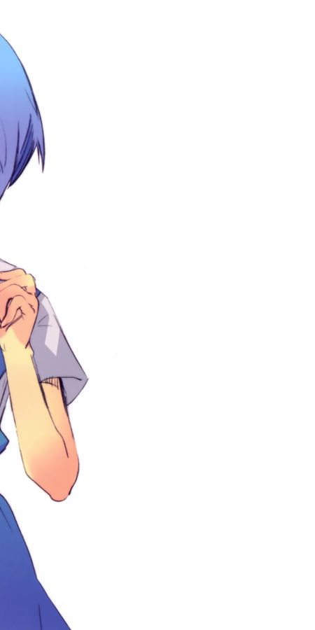 Phone wallpaper: Anime, Evangelion, Blue Hair, School Uniform, Red Eyes, Short Hair, Neon Genesis Evangelion, Rei Ayanami free download