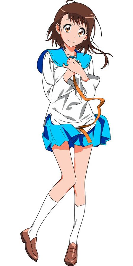 Phone wallpaper: Anime, Skirt, School Uniform, Brown Eyes, Brown Hair, Short Hair, Kosaki Onodera, Nisekoi free download