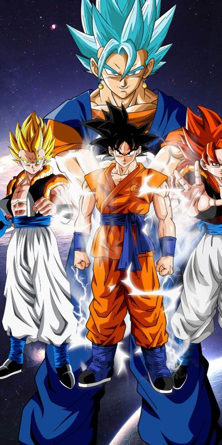 Phone wallpaper: Anime, Dragon Ball, Goku, Gogeta (Dragon Ball), Dragon Ball Super, Vegito (Dragon Ball), Ssgss Vegito, Ss4 Gogeta free download