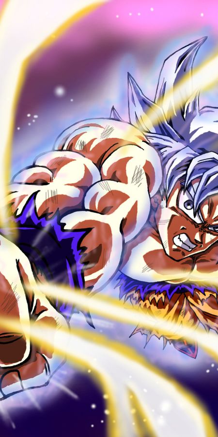 Phone wallpaper: Anime, Dragon Ball, Goku, Dragon Ball Super, Ultra Instinct (Dragon Ball) free download