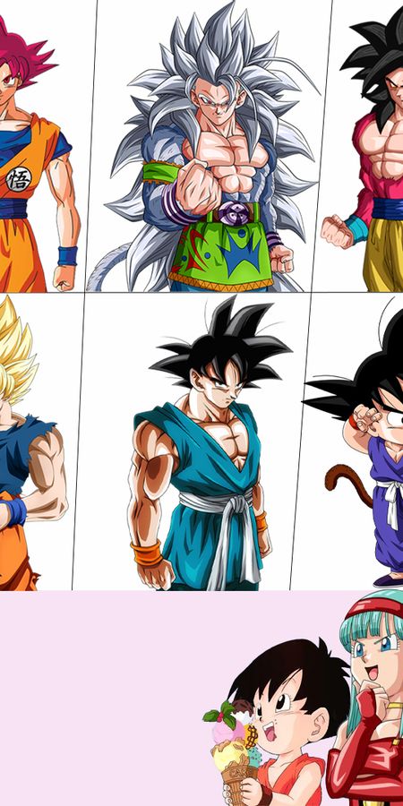 Phone wallpaper: Anime, Dragon Ball, Goku, Dragon Ball Super, Bulla (Dragon Ball), Pan (Dragon Ball), Kale (Dragon Ball), Caulifla (Dragon Ball), Kefla (Dragon Ball), Gine (Dragon Ball), Bra (Dragon Ball) free download
