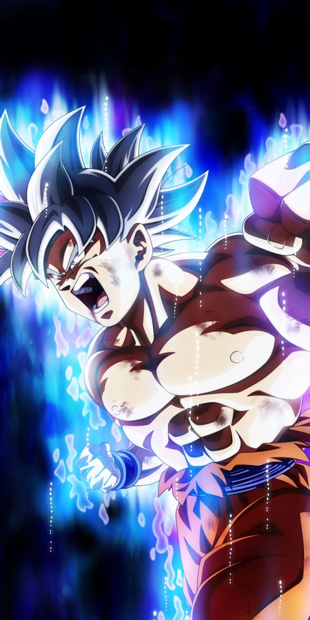 Phone wallpaper: Anime, Dragon Ball, Goku, Dragon Ball Super, Ultra Instinct (Dragon Ball) free download