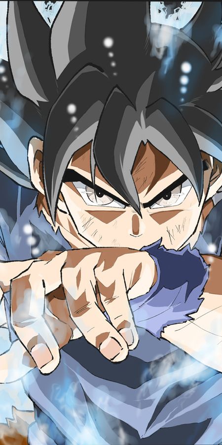 Phone wallpaper: Anime, Dragon Ball, Goku, Dragon Ball Super, Ultra Instinct (Dragon Ball) free download