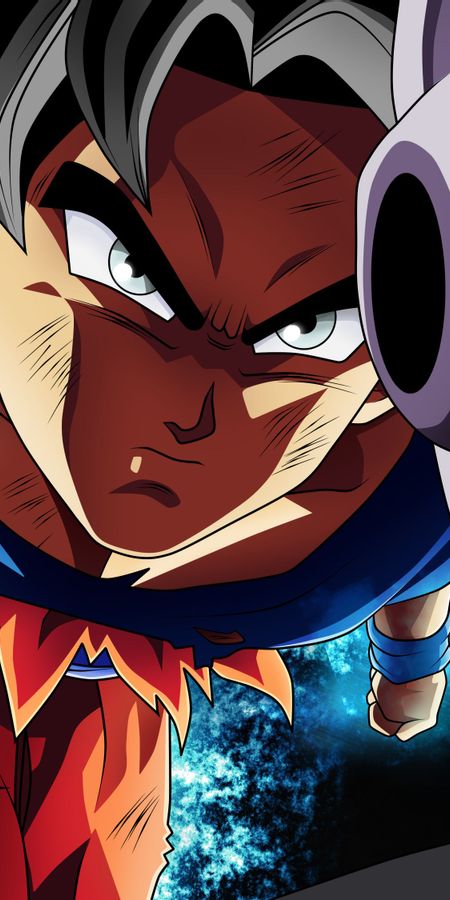 Phone wallpaper: Anime, Dragon Ball, Goku, Dragon Ball Super, Ultra Instinct (Dragon Ball), Jiren (Dragon Ball) free download