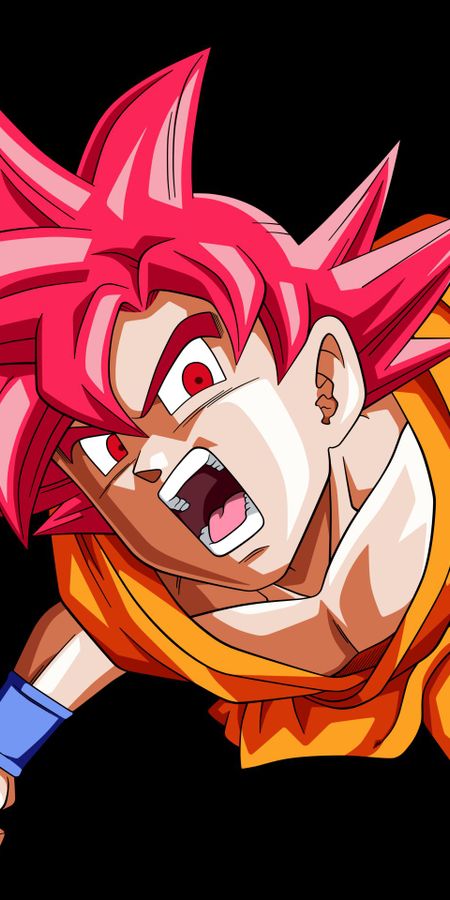 Phone wallpaper: Anime, Dragon Ball, Saiyan, Goku, Super Saiyan God, Dragon Ball Super free download