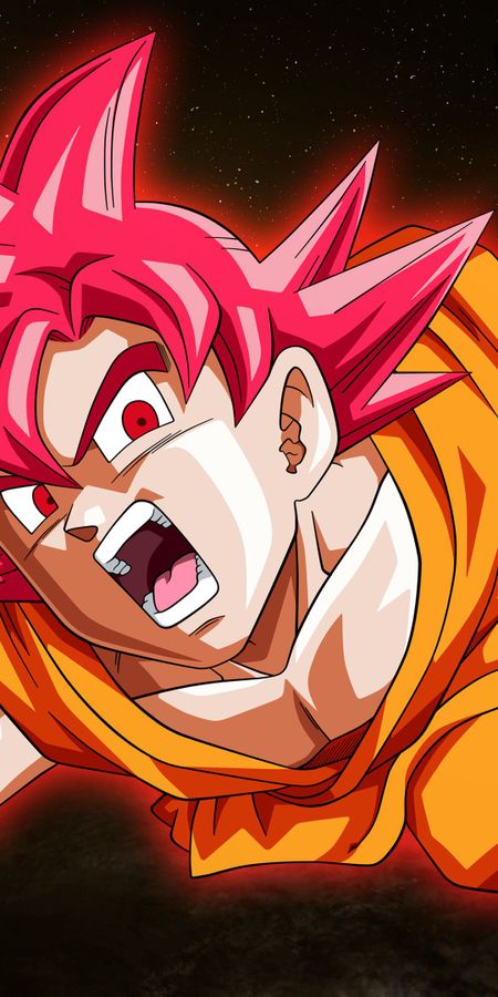 Phone wallpaper: Anime, Dragon Ball, Goku, Super Saiyan God, Dragon Ball Super free download