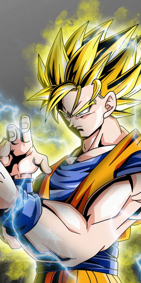 Phone wallpaper: Anime, Dragon Ball, Goku, Super Saiyan 2, Dragon Ball Super free download