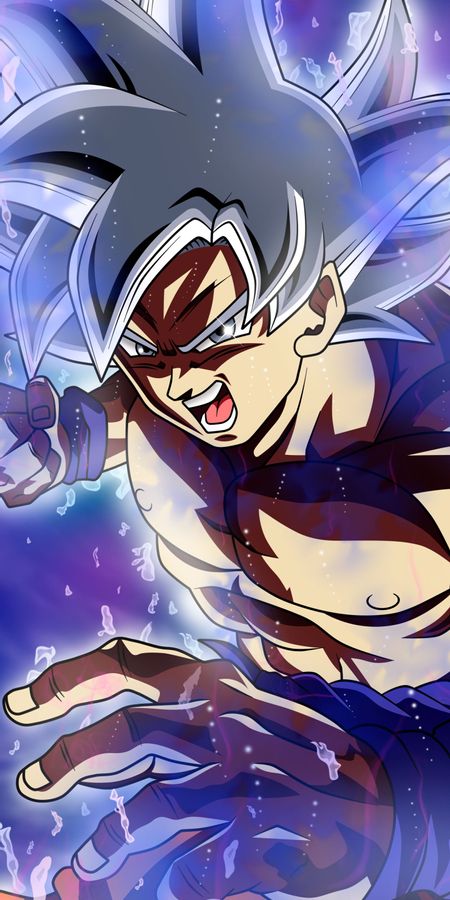 Phone wallpaper: Anime, Dragon Ball, Goku, Dragon Ball Super, Ultra Instinct (Dragon Ball) free download