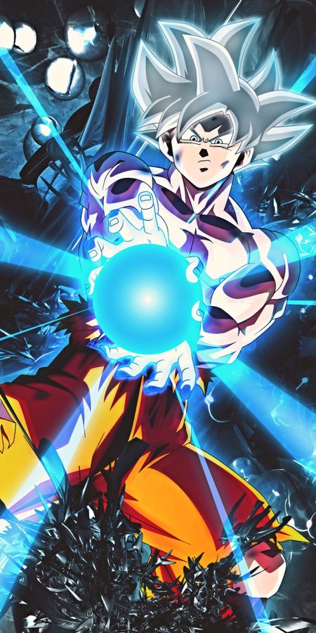 Phone wallpaper: Anime, Dragon Ball, Goku, Dragon Ball Super, Ultra Instinct (Dragon Ball) free download