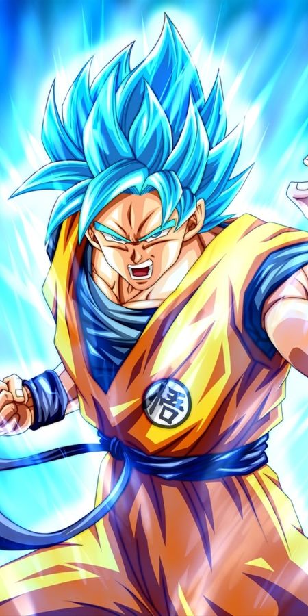 Phone wallpaper: Anime, Dragon Ball, Goku, Dragon Ball Super, Super Saiyan Blue free download
