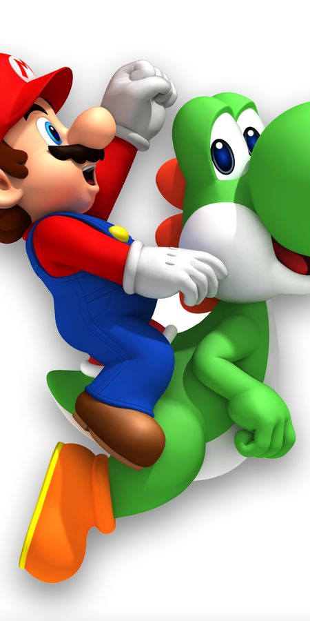 Phone wallpaper: New Super Mario Bros Wii, Mario, Video Game free download