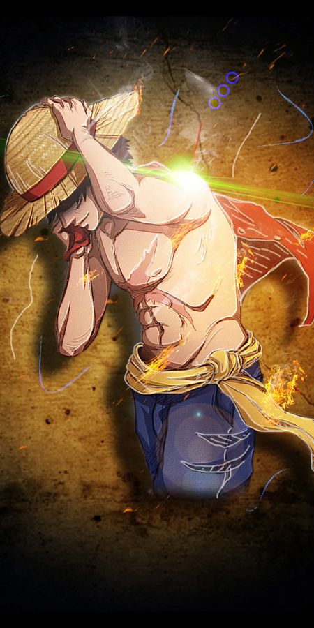 Phone wallpaper: Anime, One Piece, Monkey D Luffy free download