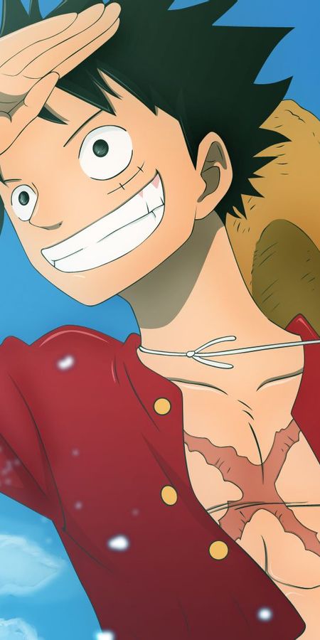 Phone wallpaper: Anime, One Piece, Monkey D Luffy free download