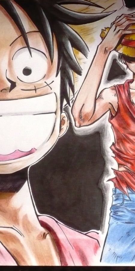 Phone wallpaper: Anime, One Piece, Monkey D Luffy free download