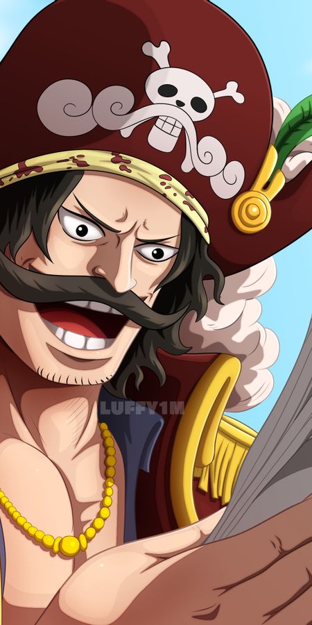 Phone wallpaper: Gol D Roger, One Piece, Anime free download