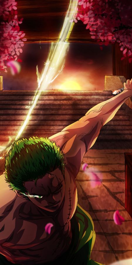 Phone wallpaper: Roronoa Zoro, One Piece, Anime free download