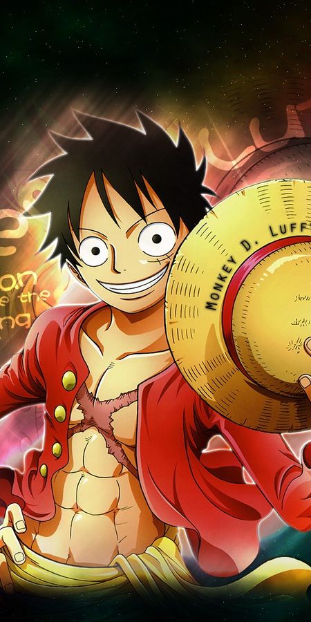 Phone wallpaper: Anime, One Piece, Monkey D Luffy free download