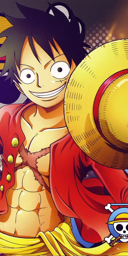 Phone wallpaper: Anime, One Piece, Monkey D Luffy free download