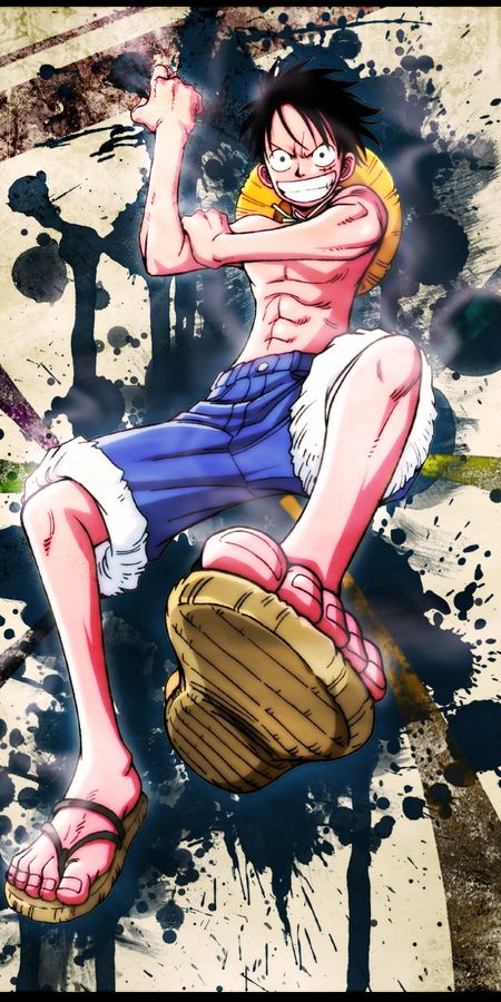 Phone wallpaper: Anime, One Piece, Monkey D Luffy free download