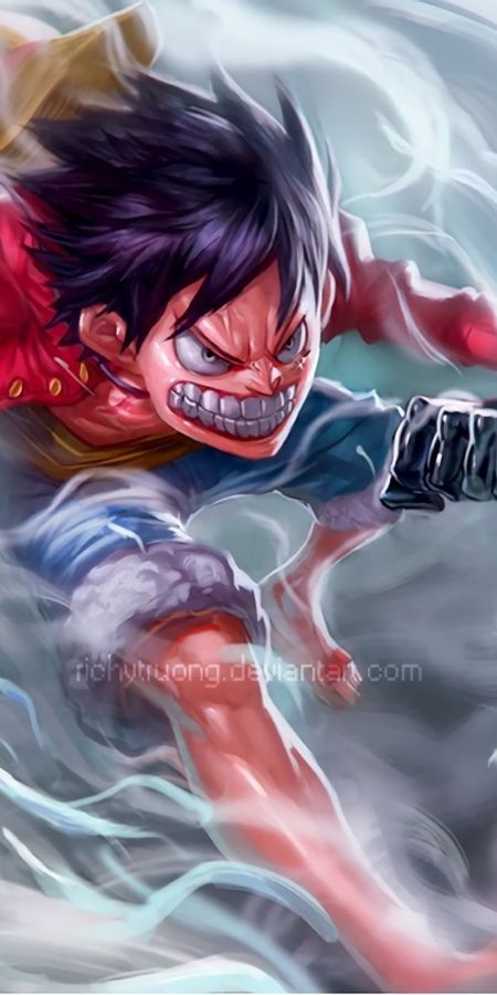 Phone wallpaper: Anime, One Piece, Monkey D Luffy free download