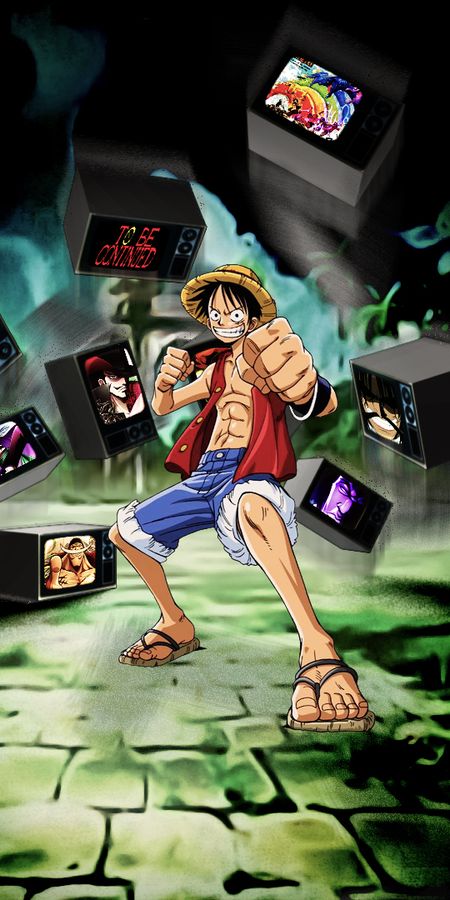 Phone wallpaper: Monkey D Luffy, One Piece, Anime free download