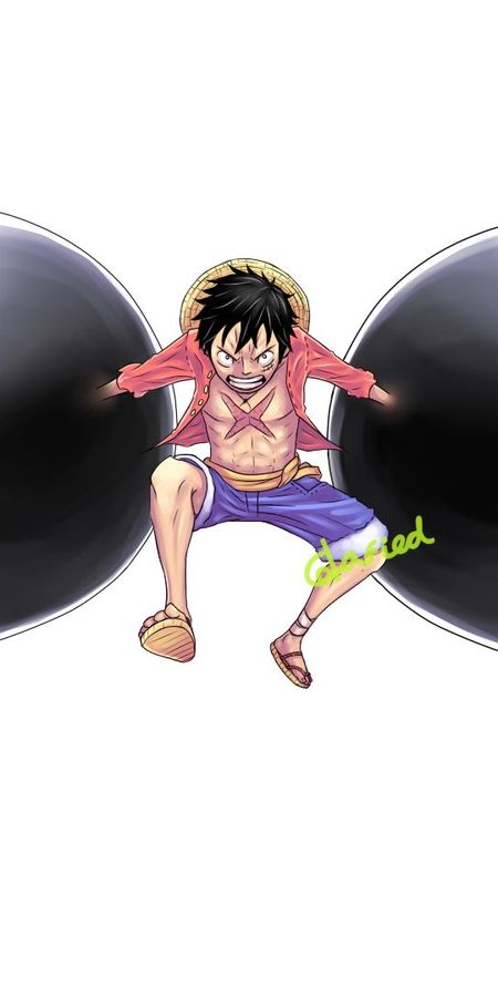 Phone wallpaper: Monkey D Luffy, One Piece, Anime free download