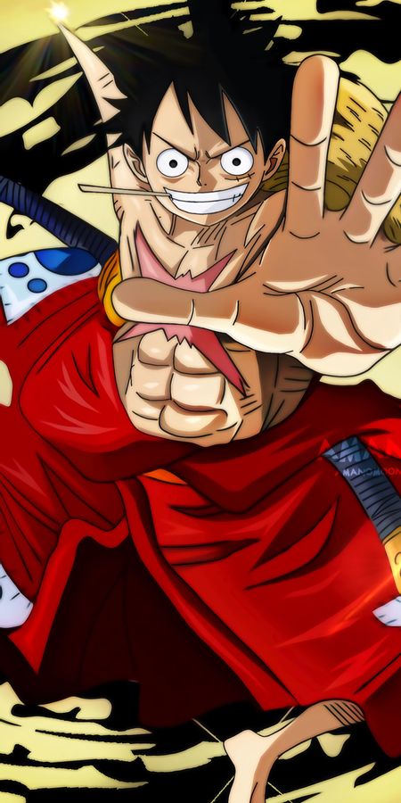 Phone wallpaper: Monkey D Luffy, One Piece, Anime free download