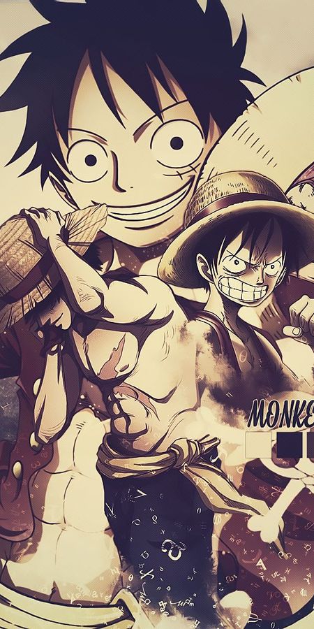 Phone wallpaper: Monkey D Luffy, One Piece, Anime free download