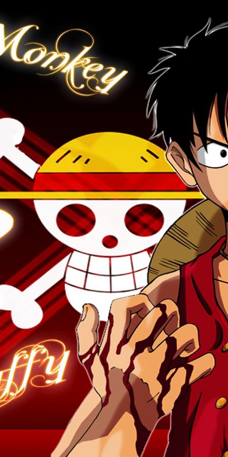 Phone wallpaper: Monkey D Luffy, One Piece, Anime free download