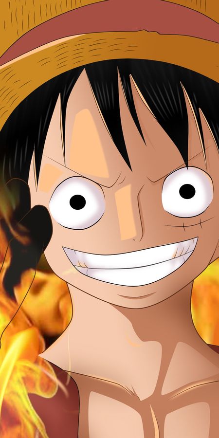 Phone wallpaper: Monkey D Luffy, One Piece, Anime free download