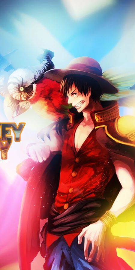 Phone wallpaper: Monkey D Luffy, One Piece, Anime free download